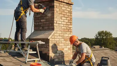 Virginia Beach, VA chimney repair by FX Remodeling & Exteriors for cracked masonry and mortar damage