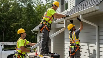 Virginia Beach, VA gutter installation by FX Remodeling & Exteriors for stormwater protection