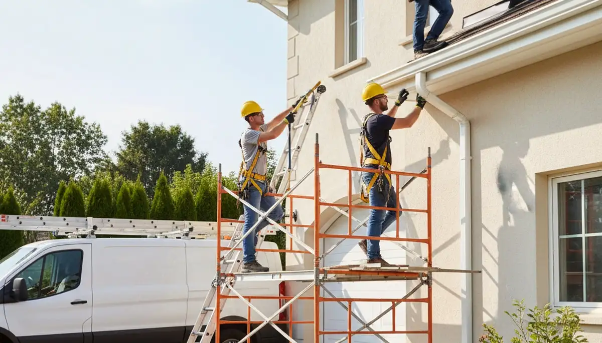 Virginia Beach, VA gutter repair by FX Remodeling & Exteriors for leaks, sagging, and storm damage