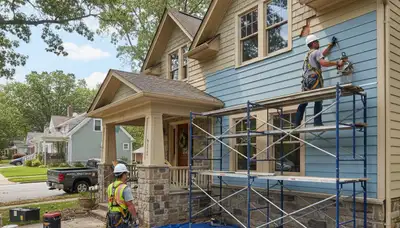 Vinyl siding installation for homes in Virginia Beach, VA by a professional siding contractor