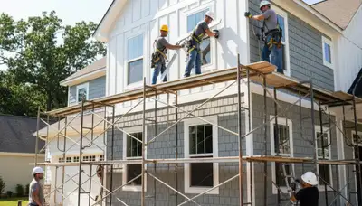 Vinyl siding installation in Virginia Beach, VA for a home exterior upgrade