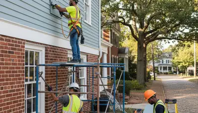Virginia Beach, VA vinyl siding installation by a professional siding contractor