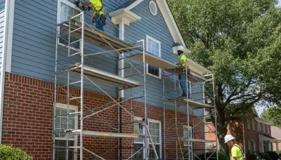 Vinyl siding installation service in Virginia Beach, VA for a home exterior