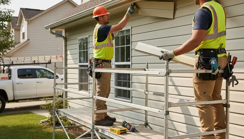 Vinyl siding repair in Virginia Beach, VA for cracked, warped, or storm-damaged siding